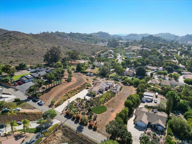 29861 Kirsten Ln, Vista, CA 92084 - aerial overview of property's location with a mountainous background and nearby suburban area