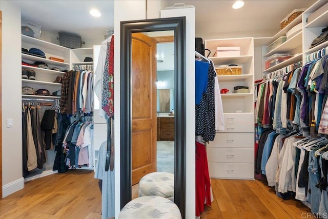29861 Kirsten Ln, Vista, CA 92084 - walk in closet featuring wood finished floors