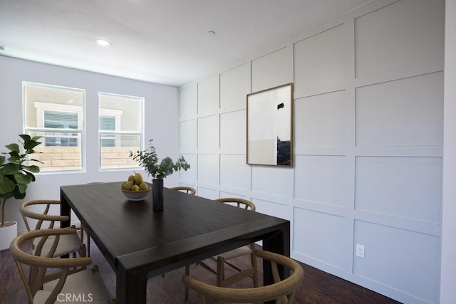 26370 Piazza Di Sarro, Newhall, CA 91321 - dining room with dark wood-style floors and recessed lighting