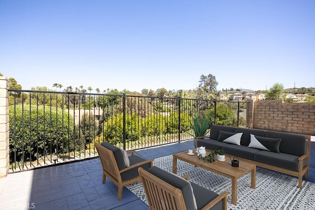 26370 Piazza Di Sarro, Newhall, CA 91321 - view of patio featuring outdoor lounge area