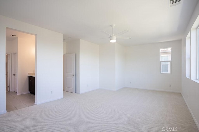 26370 Piazza Di Sarro, Newhall, CA 91321 - unfurnished room featuring ceiling fan and light colored carpet