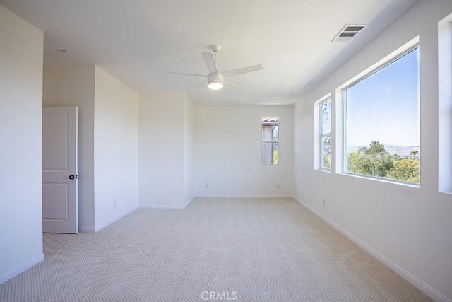 26370 Piazza Di Sarro, Newhall, CA 91321 - empty room with light colored carpet and a ceiling fan