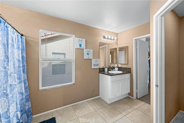 3260 Ivy Ct, Perris, CA 92571 - full bathroom with vanity and tile patterned flooring