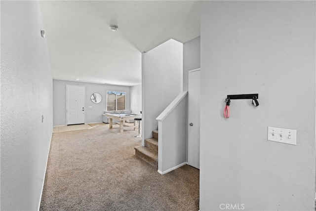 3260 Ivy Ct, Perris, CA 92571 - hall with carpet floors and stairway