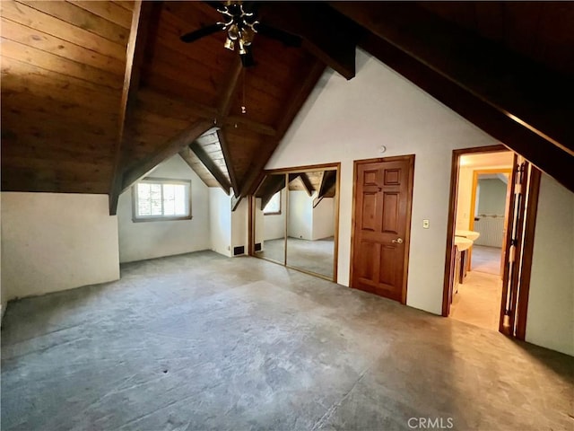 31016 Summit Dr, Running Springs, CA 92382 - additional living space featuring carpet flooring and ceiling fan