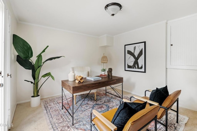 413 Sycamore Pl, Sierra Madre, CA 91024 - office space with carpet and ornamental molding