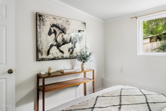 413 Sycamore Pl, Sierra Madre, CA 91024 - bedroom with crown molding