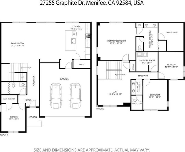 27265 Graphite Dr, Menifee, CA 92584 - view of room layout