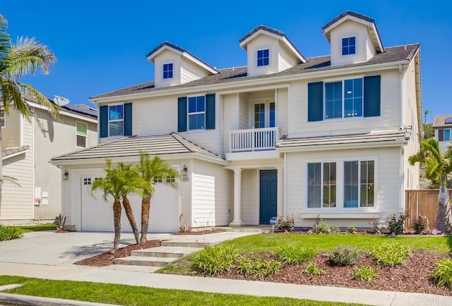 15240 Cayenne Creek Ct, San Diego, CA 92127 - view of front of property featuring a balcony, an attached garage, and driveway