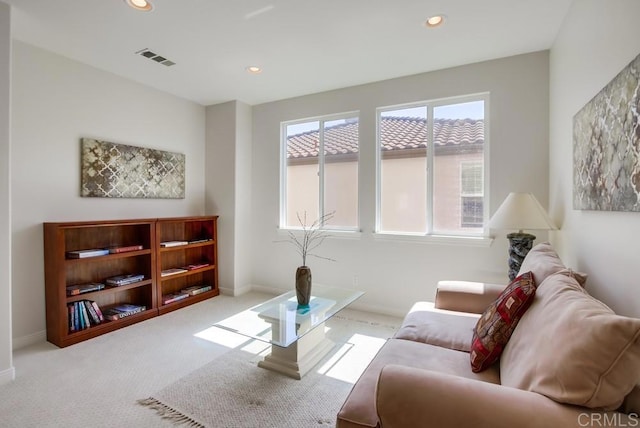 15240 Cayenne Creek Ct, San Diego, CA 92127 - carpeted living area featuring recessed lighting and baseboards