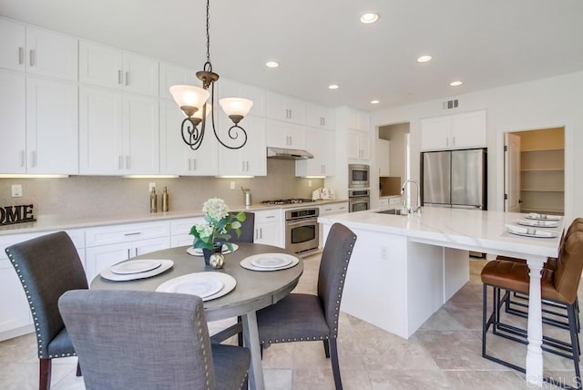 15240 Cayenne Creek Ct, San Diego, CA 92127 - dining room with recessed lighting