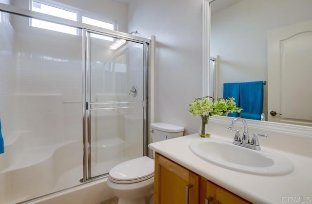 15240 Cayenne Creek Ct, San Diego, CA 92127 - bathroom featuring a shower stall and vanity