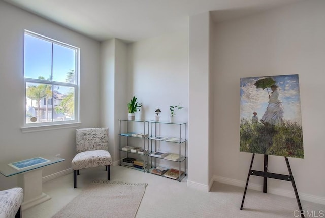 15240 Cayenne Creek Ct, San Diego, CA 92127 - sitting room with carpet flooring and baseboards