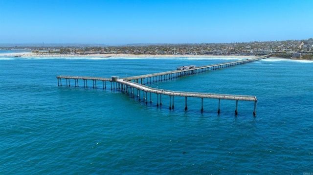 5155 W Point Loma Blvd Unit 9, San Diego, CA 92107 - dock area with a pier and a water view