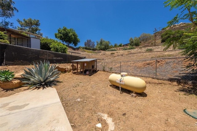 717 Lingel Dr, El Cajon, CA 92019 - view of yard with exterior structure