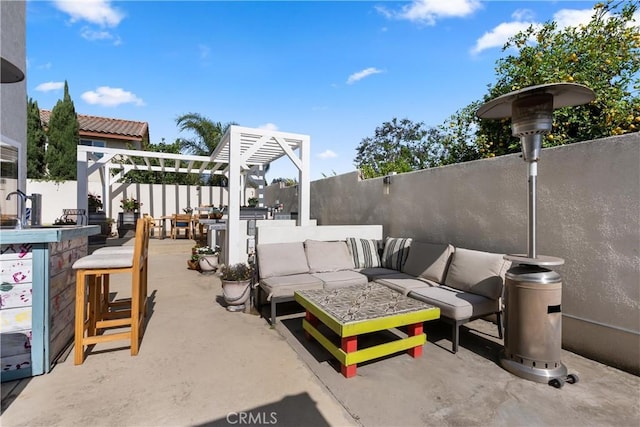 2040 Cape Cod Ct, Claremont, CA 91711 - view of patio featuring an outdoor hangout area