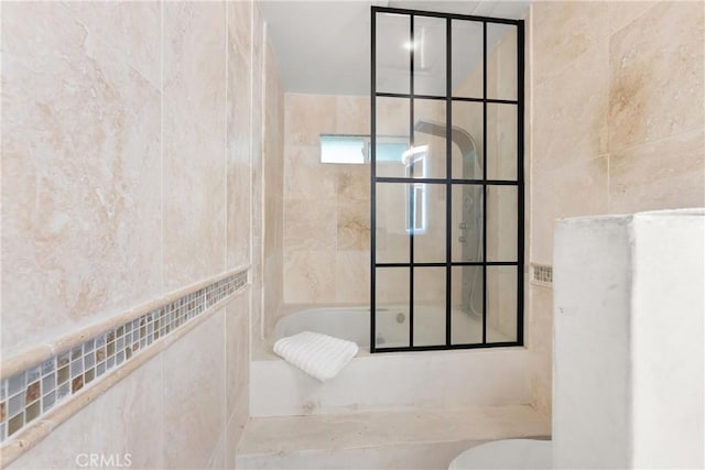 2040 Cape Cod Ct, Claremont, CA 91711 - full bathroom with tile walls and tub / shower combination