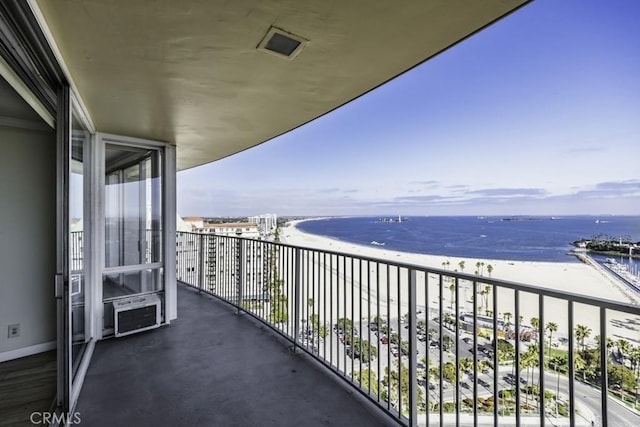 700 E Ocean Blvd Unit 2606, Long Beach, CA 90802 - balcony with view of water and beach