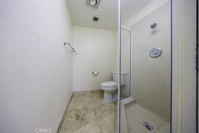 700 E Ocean Blvd Unit 2606, Long Beach, CA 90802 - bathroom featuring a stall shower and tile patterned floors