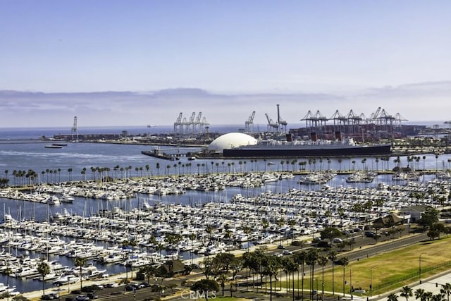 700 E Ocean Blvd Unit 2606, Long Beach, CA 90802 - water view featuring numerous boat docks