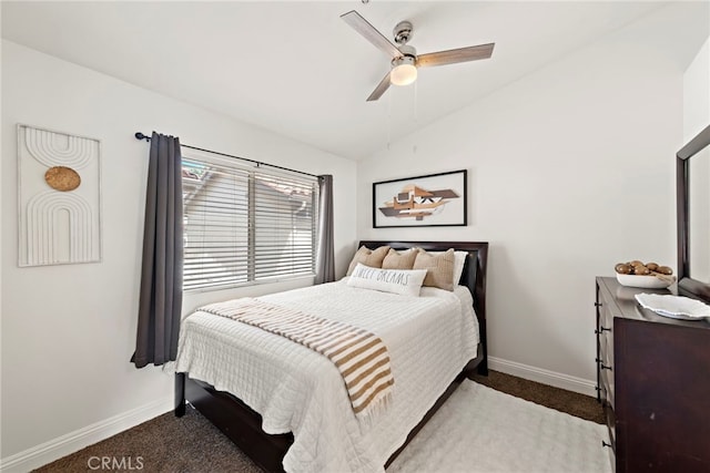 36 Via Madera, Rancho Santa Margarita, CA 92688 - carpeted bedroom featuring lofted ceiling and ceiling fan