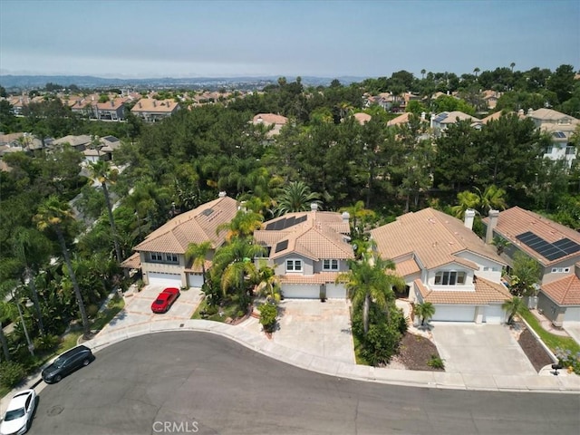 26181 San Marino Ct, Mission Viejo, CA 92692 - aerial perspective of suburban area with a tree filled landscape