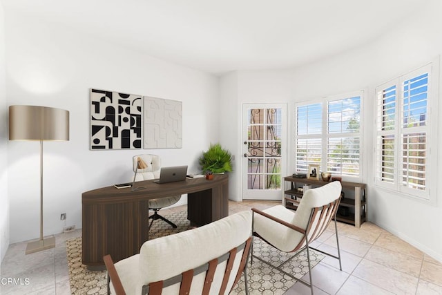 800 Manor Ridge Rd, Santa Paula, CA 93060 - home office with light tile patterned floors