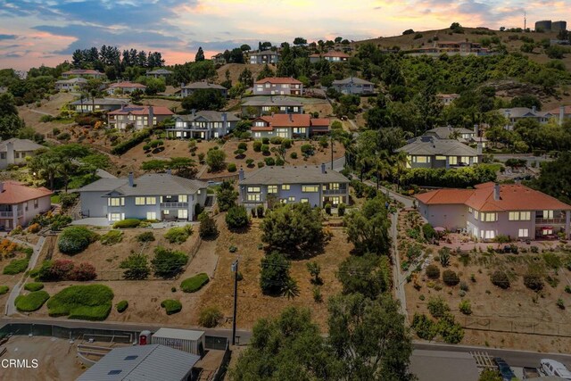 800 Manor Ridge Rd, Santa Paula, CA 93060 - aerial view at dusk of a residential view