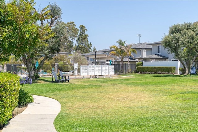 1845 Anaheim Ave Unit 27, Costa Mesa, CA 92627 - view of yard with mail area