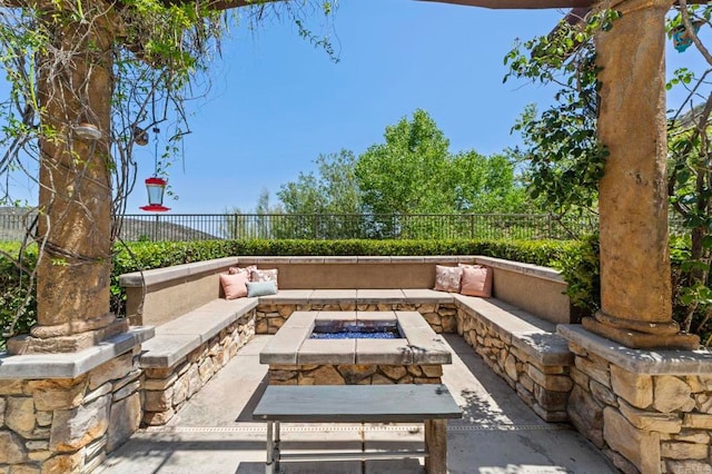 27792 Elderberry St, Murrieta, CA 92562 - view of patio featuring an outdoor fire pit