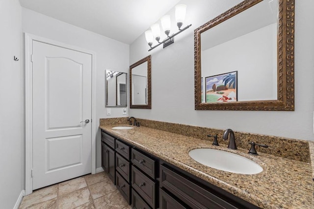 27792 Elderberry St, Murrieta, CA 92562 - full bathroom featuring double vanity and baseboards