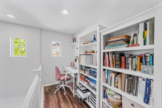 27792 Elderberry St, Murrieta, CA 92562 - office space with dark wood-style floors and recessed lighting