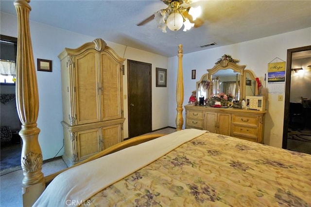 1200 Oxford Way, Hanford, CA 93230 - bedroom with a ceiling fan and carpet