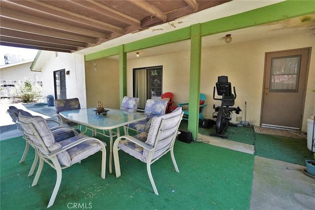 1200 Oxford Way, Hanford, CA 93230 - view of patio / terrace featuring outdoor dining space