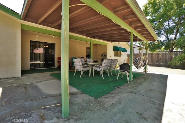 1200 Oxford Way, Hanford, CA 93230 - view of patio / terrace featuring outdoor dining space