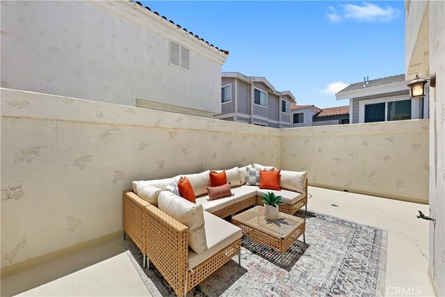 1114 Vincent St Unit A, Redondo Beach, CA 90277 - view of patio / terrace with an outdoor living space