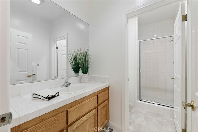 1114 Vincent St Unit A, Redondo Beach, CA 90277 - full bath featuring vanity and a shower stall