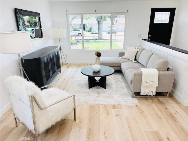 11143 Gonsalves Pl, Cerritos, CA 90703 - living area with wood finished floors and baseboards