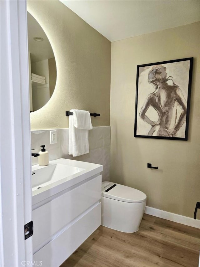 11143 Gonsalves Pl, Cerritos, CA 90703 - bathroom with vanity and wood finished floors