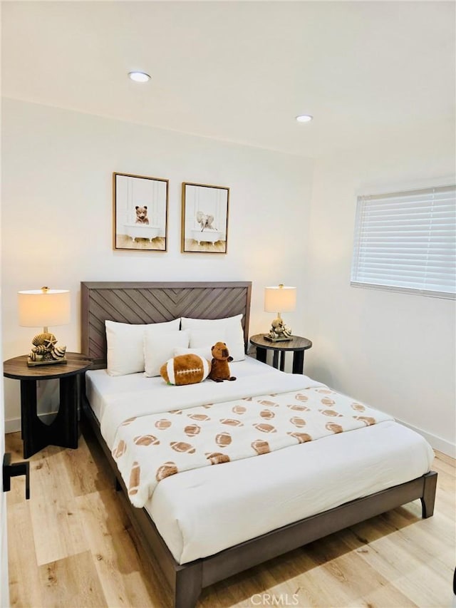 11143 Gonsalves Pl, Cerritos, CA 90703 - bedroom featuring light wood-style floors and recessed lighting