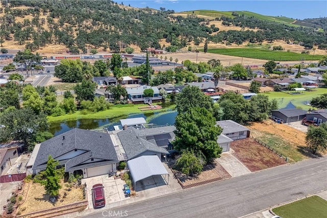 13334 Anchor, Clearlake Oaks, CA 95423 - aerial view of residential area with a large body of water