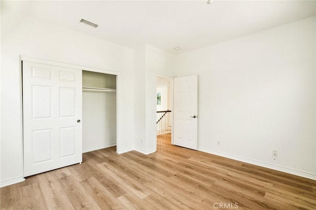 501 Newman Cir, Placentia, CA 92870 - unfurnished bedroom featuring light wood finished floors and a closet