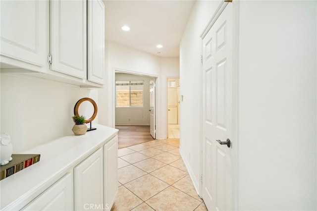 501 Newman Cir, Placentia, CA 92870 - hall featuring light tile patterned floors and recessed lighting