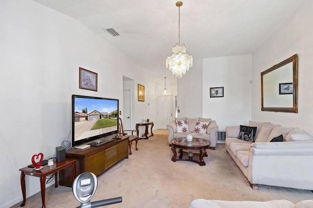 4068 De La Vina Way, Sacramento, CA 95823 - carpeted living area featuring a chandelier