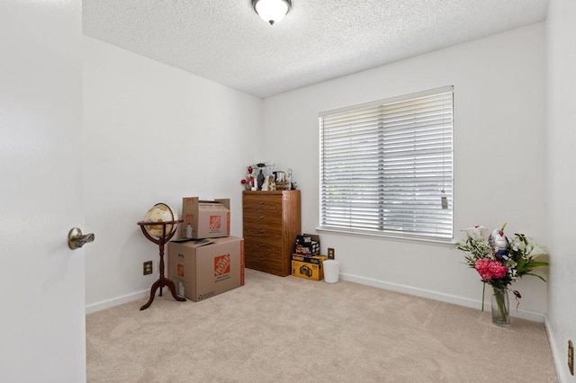 4068 De La Vina Way, Sacramento, CA 95823 - misc room featuring carpet flooring and a textured ceiling