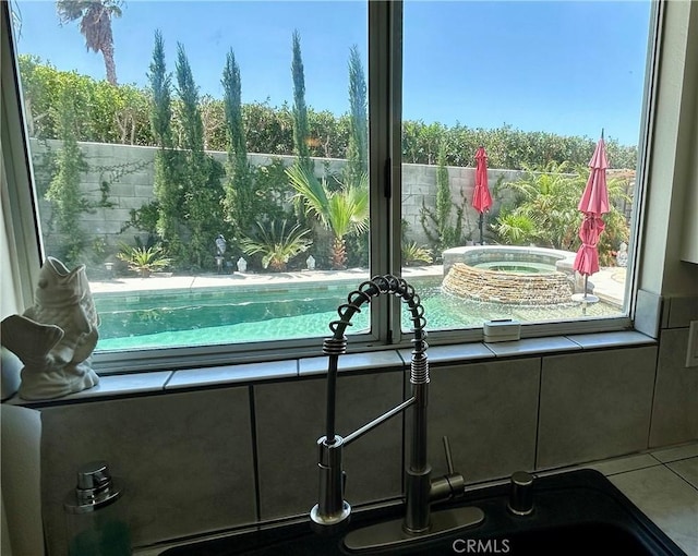 9830 Mesquite Ave, Desert Hot Springs, CA 92240 - kitchen view of a sink