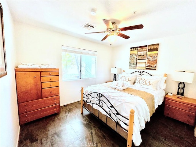 9830 Mesquite Ave, Desert Hot Springs, CA 92240 - bedroom with ceiling fan