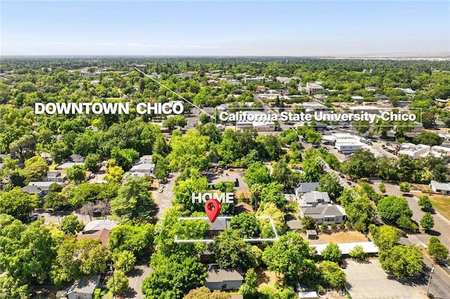 1029 Salem St, Chico, CA 95928 - aerial view of residential area