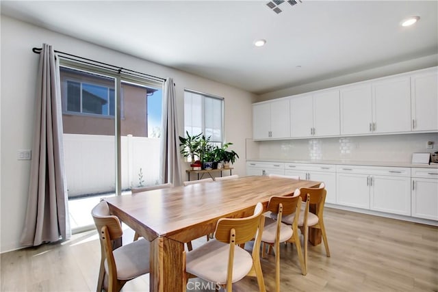 2278 Yuzu St, Corona, CA 92883 - dining room featuring light wood-style floors and recessed lighting
