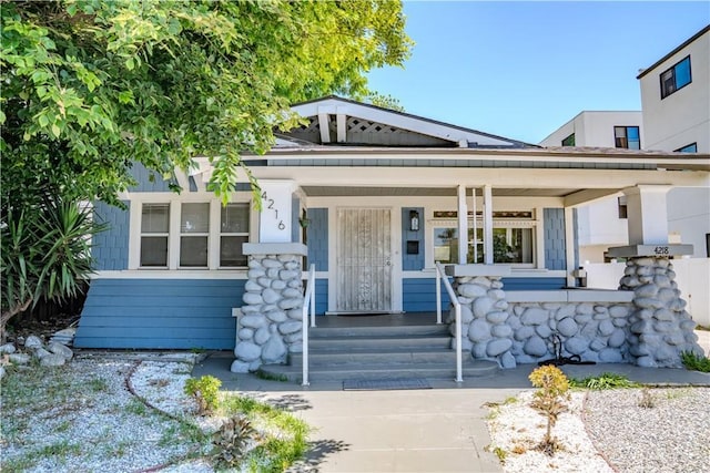 4216 Dalton Ave, Los Angeles, CA 90062 - view of front of property featuring covered porch